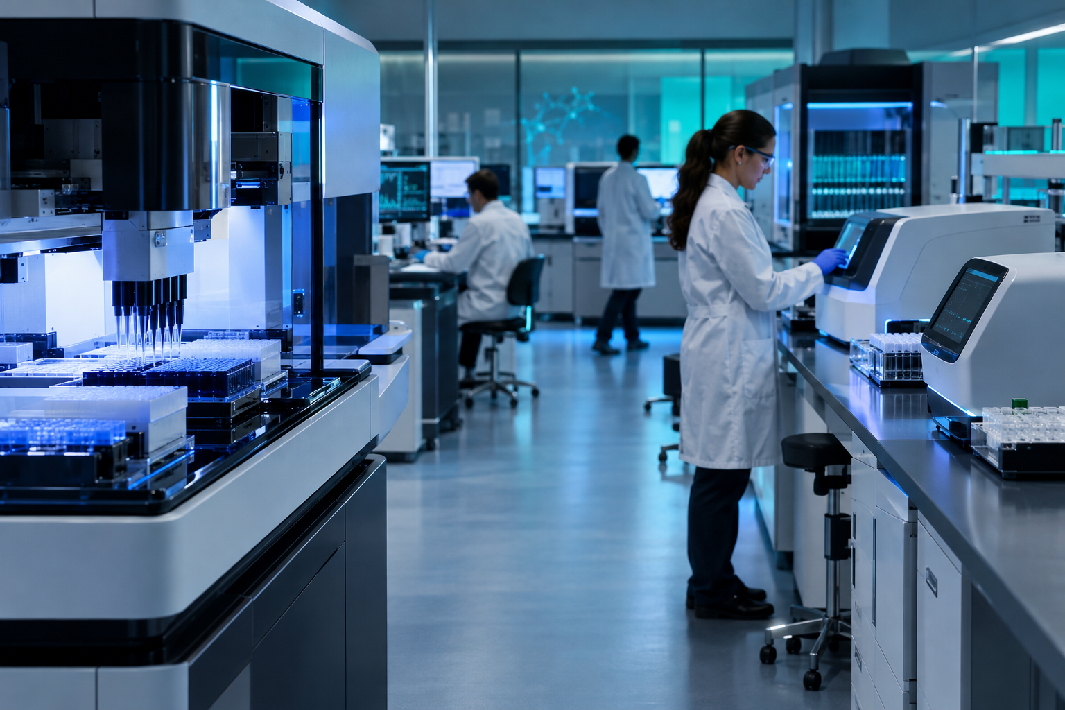 Clinical diagnostic laboratory executing CLIA LDT analytical validation for molecular testing platforms